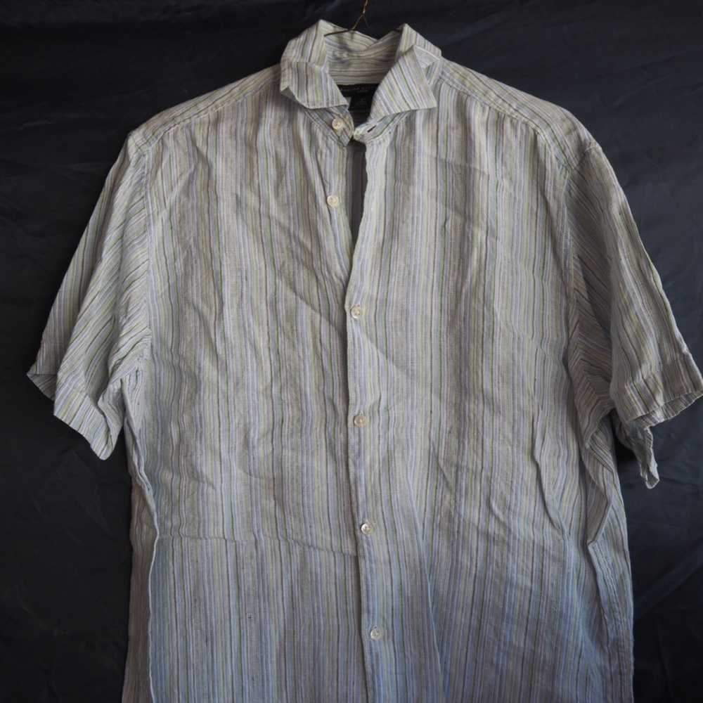 Banana Republic Linen Short-Sleeved Shirt